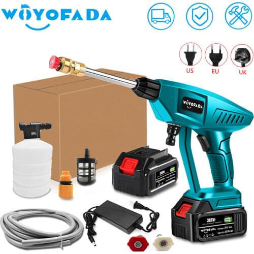 30BAR Portable Wireless High Pressure Washer Foam Generator High Pressure Car Wash Water Gun Spray Gun for Makita 18-21V Battery