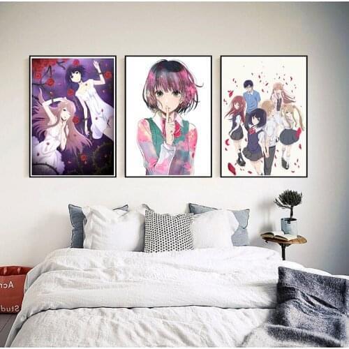 Scums Wish Poster Japanese Beauty sexy anime Bar Cafe Living Room Dining room Wall stickers 42*30cm
