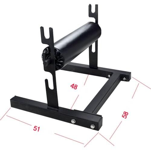 3 Height Adjustable Single Leg Squat Stand For Bulgarian Split Squats, Steel Frame Single Legged Lunges