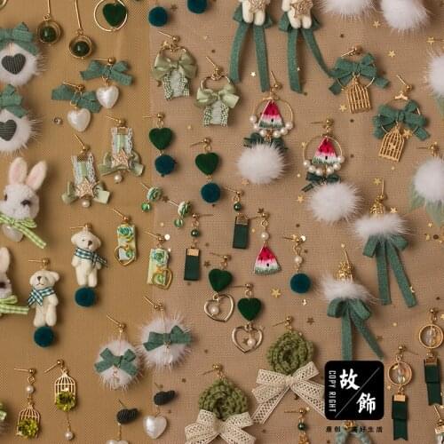 Lolita Hand Made Japanese style Ear Stud Elegant South Korea Womens Cool Earrings Creative Pearl Simple