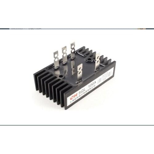 SQL-100A Type 3 Phase Diode Heatsink Bridge Rectifier 100A 1600V