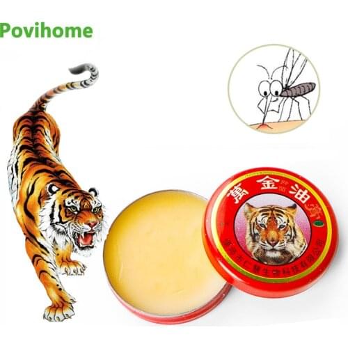 Tiger Balm Cooling Muscle Pain Relief Oil Headache Stomachache Flatulence Prevent Mosquito Bite Sting Ointment Medical Plaster