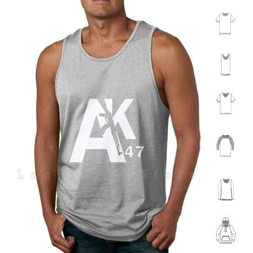 The Ak-47 Kalashnikov Rifle Tank Tops Vest Sleeveless Russia Ak 47 Kalashnikov Rifle Gun Special Forces Russian Special