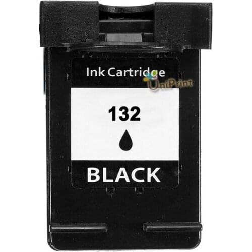UP 1PK ink cartridge replacement for HP 132 Black Officejet 6213 5443 D4163 Photosmart 2573 C3183 D5163 1513 printer