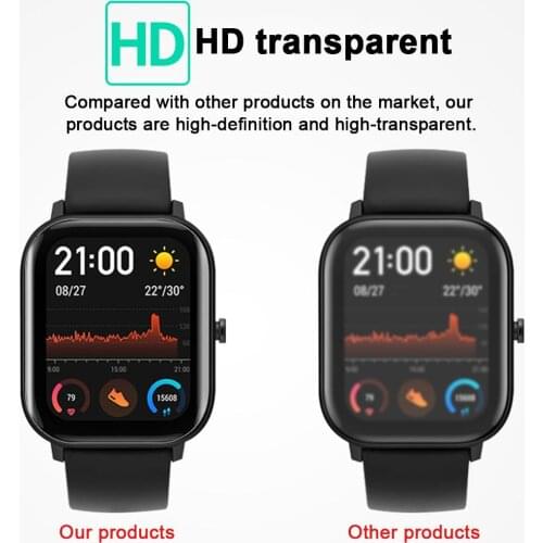 3pcs Protective Hydrogel Film For Amazfit Bip S U GTR 47mm 42mm GTS 2 Mini 2e (Not Tempered Glass) Screen Protector Film Foil