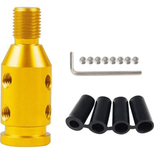 1pack Aluminum Knob Adapter for Non Threaded ers 12x1.25mm Golden
