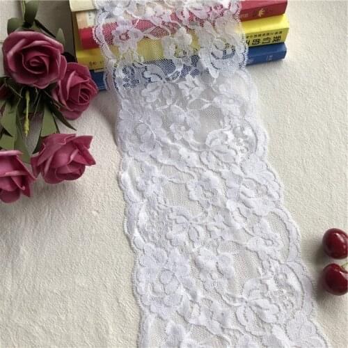 14cm E1406 1 cm white bricolage coton matériel brodé blanc dentelle garnitures fait à la main patchwork embellissement ruban