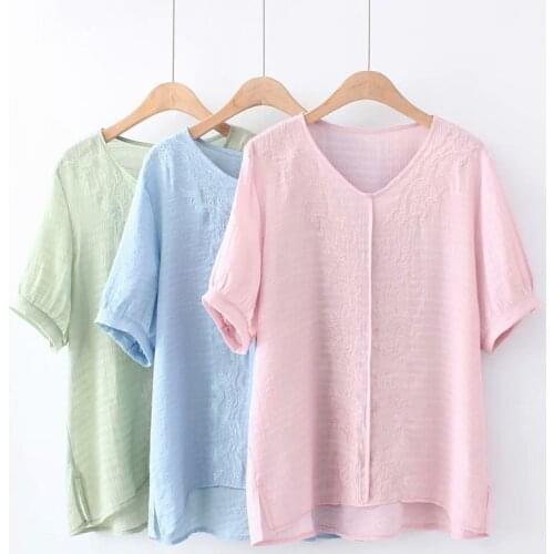 BISENMADE Linen Blouses