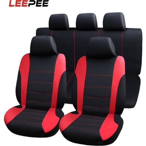 LEEPEE Automobiles Seat Covers Seat Protector Full Car Seat Cover Universal Fit Most Cars Interior Accessories Car-Styling