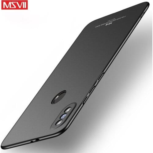 Xiaomi redmi note 5 case Msvii For xiaomi redmi note 5 pro case cover Slim PC Hard Back Cover for redmi note5 phone Cases 64gb