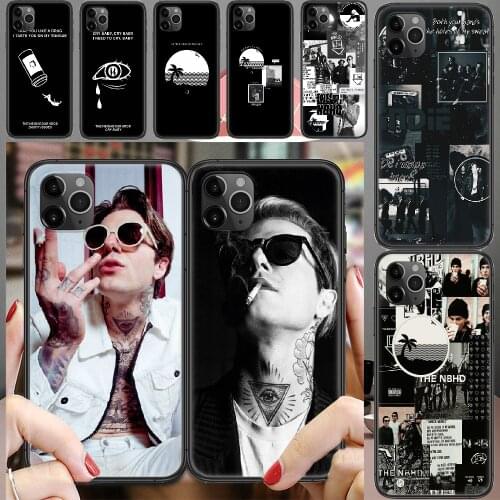 The Neighbourhood NBHD Phone Case Cover Hull For iphone 5 5s se 2 6 6s 7 8 12 mini plus X XS XR 11 PRO MAX black silicone back