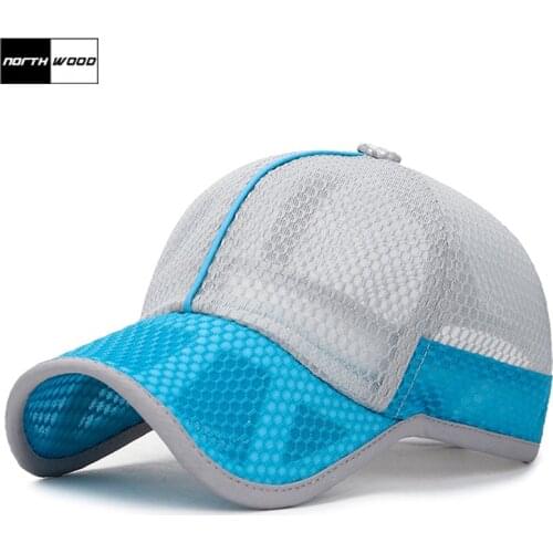 NORTHWOOD Kids Summer Baseball Caps Boy Girl Breathable Mesh Sun Snapback Hats Fashion Childrens Baseball Cap Size 48-52cm