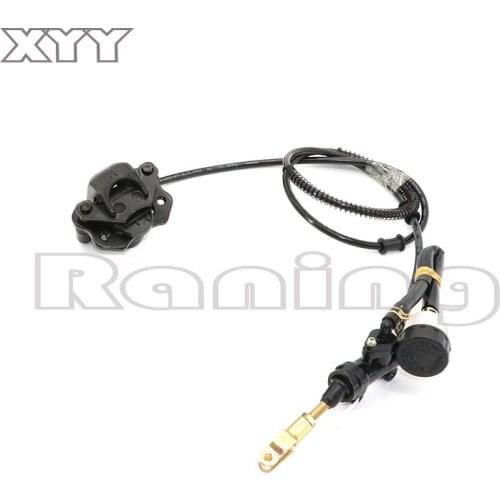 Hydraulic Rear Disc Brake Caliper System For 50cc 70cc 90cc 110cc 125cc 140cc 150cc Pit Dirt Bike Quad ATV Go Kart