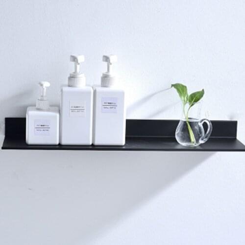 Bathroom Storage Shelf Wall-Mounted Shower Storage Rack Kitchen Seasoning Holder Metal Punching Free Multifunctional Organizer