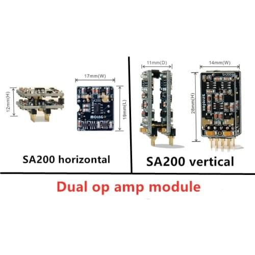 SA200 HIFI Fully Discrete Audio Audio Dual Op Amp Module Replace Muses02 SS3602 OPA2604