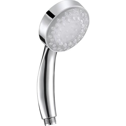 3-Color Changing LED Temperature Sensor Handheld Shower Spray Head Bathroom