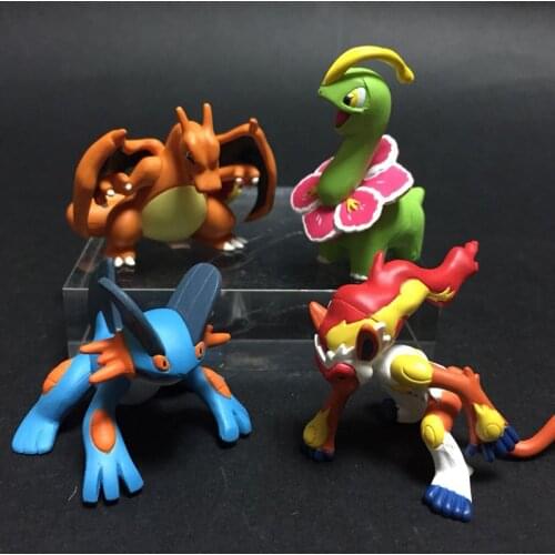 Takara Tomy Pokemon MC Charizard Swampert Infernape Meganium Doll Action Figure Collectible Model Toy