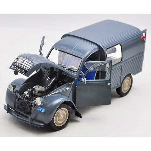High quality classic diecast scale vintage car model for 1:18 Norev Citroen 2CV 1966 diecast classic car model