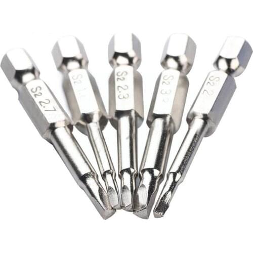 1 Pcs S2 Alloy Steels Triangular Screw Bits Magnetic Screwdriver Head Operated Bit Anti 6.35mm Hand Tools Triangle Screw Sl A5Q4