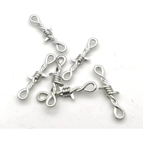 10 Pieces Of 31x8 Mm 3d Thorns Metal Connector Pendant Gothic Necklace Bracelet Diy Thorns Strap Jewelry Craft Making