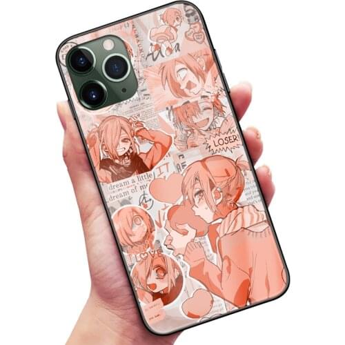 Mitsuba Sousuke Jibaku Shounen Hanako Kun silicone glass Phone case cover for iPhone SE 6 6s 7 8 Plus X XR XS 11 12 mini Pro max
