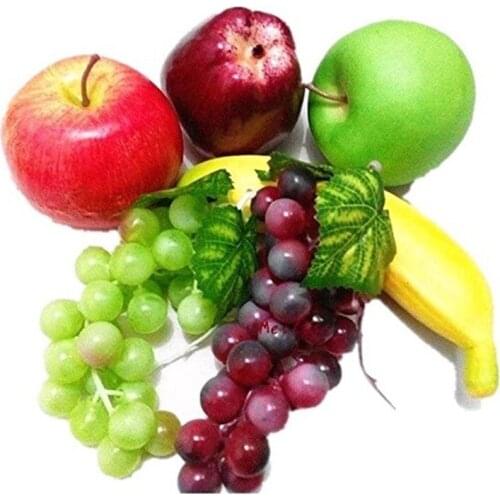 Simulation Fake Fruit and Vegetable Set Fruit Model Package Artificial Fruit photography props realistic fake leafs decor