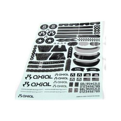 Axial Body Stickers Decals Logos for 6WD 1/10 RC Tamiya cc01 F350 Trailer SCX10 AX10 Rock Cralwer Wraith Jeep pajero Wrangler