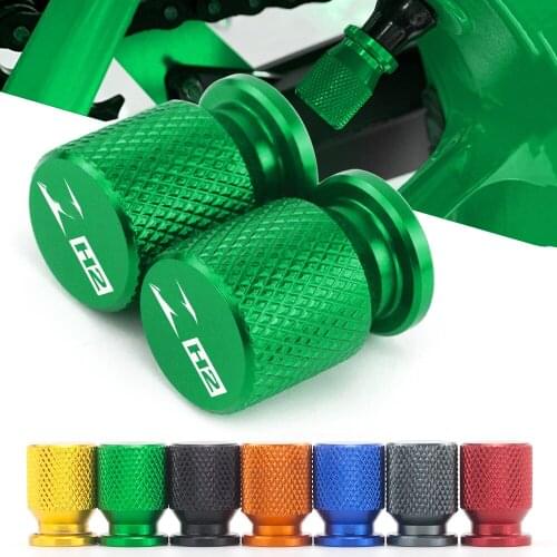 Pair For Kawasaki ZH2 Z H2 Zh2 2019 2020 2021 Motorcycle Accessories Universal Wheel Tire Valve Stem Caps CNC Airtight Covers