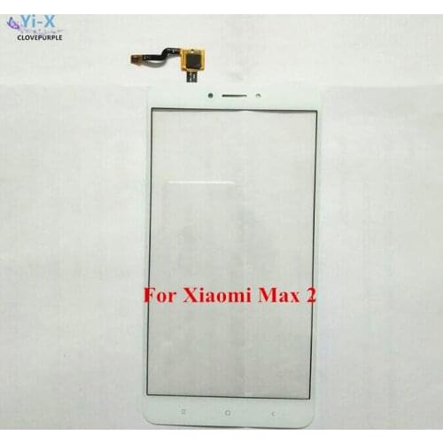 1PC For Xiaomi Mi Max 2 Front Touch Screen Digitizer Sensor Glass Lens Touch Panel Lens Replacement Parts for Xiaomi Max 2