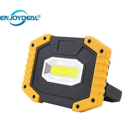 20W COB Work Lamp LED Portable Lantern Waterproof 3-Mode Emergency Portable Spotlight Rechargeable Floodlight for Camping Light
