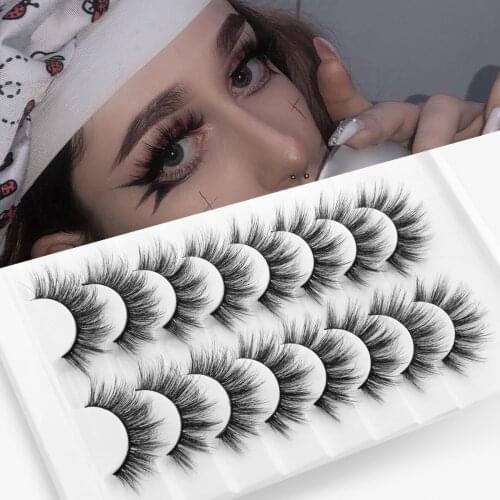 SEXYSHEEP 5/8 Pairs 3D Mink Lashes Natural False Eyelashes Dramatic Fake Lash Makeup Eyelash Extension Tools maquiagem