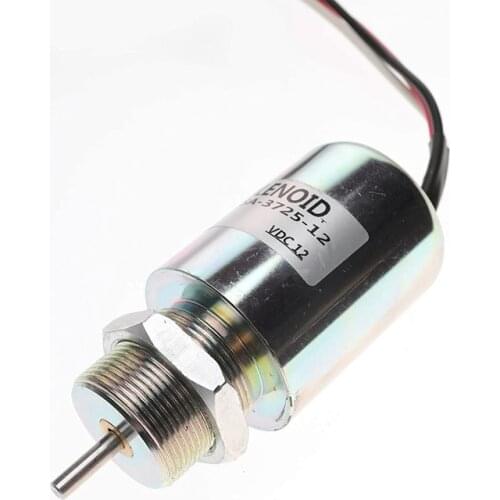 SA-3725-12 30A87-00040 Fuel Shut Off Solenoid for Mitsubishi L2E L3E S3L S4L Engine Volvo EC15 Toro 223D Mahindra 12VDC