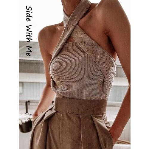 Женские трикотажные майки Side With Me China At AliExpress