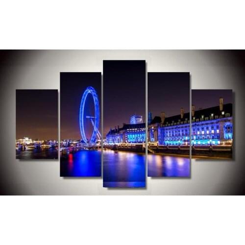 Hot Sell Modern wall Painting New York Brooklyn bridge Home Decorative Art Picture Paint on Canvas Prints