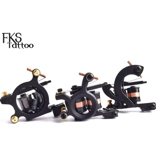 Special Price Handmade Tattoo Gun Wraps Coils Iron Frame Tattoo Machine Liner&Shader Beginner Tatu Gun For Tattoo Artist