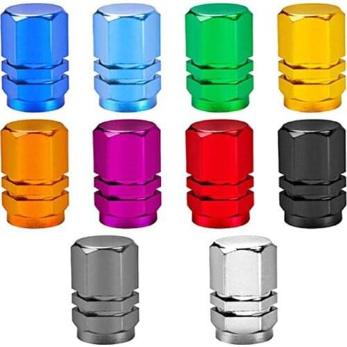 Universal-Use Car Wheel Tire Valve Caps Tyre Rim Stem Covers Airdust Waterproof Automobiles Motorcycles Truck Bike Accessories