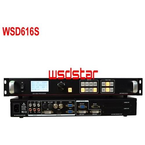 WsdStar WSD616S LED screen video processor SDI/HDMI/DVI/VGA/CVBS Support One key freeze image & Black screen VX4S 2018 Hot Sales