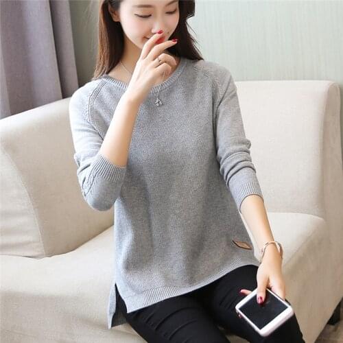 OHCLOTHING Hot 2019 Spring Autumn Women Sweaters and Pullovers Fashion O-neck Women twisted thickening slim pullover