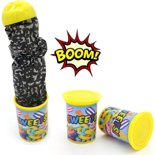 1 Pcs Practical Jokes Gag Toys Grappig Surprise Candy Box Catapult Bucket Toy Gift April Fools Day Halloween Party Decoration