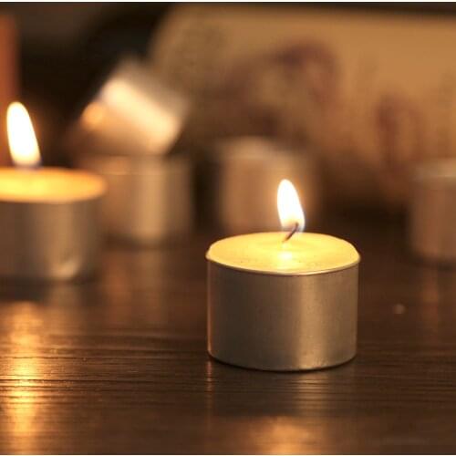 50Pcs Aluminium Tealight Candle Holder Cup Premium Tin Lightweight Tea Light Cups Pans for DIY Candle Making Accessories