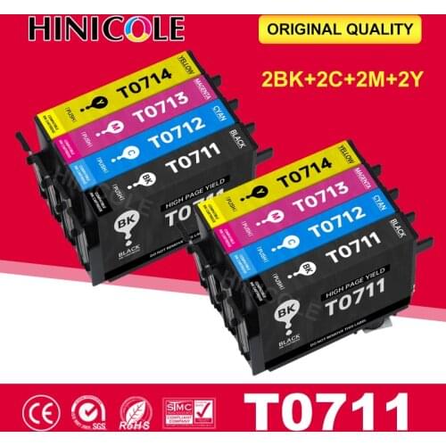 71 T0715 T0711 Full Ink Cartridge for Epson Stylus SX215 SX218 SX400 SX405 SX405WiFi SX410 SX415 SX510W SX515W Printer Full Ink