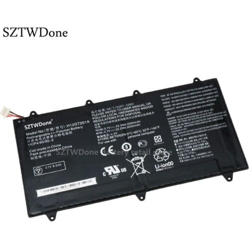SZTWDone Tablet battery For Lenovo Lepad IdeaPad A2109 A2109A A2109A-F H12GT201A 3.7V 23.3WH 6300MAH