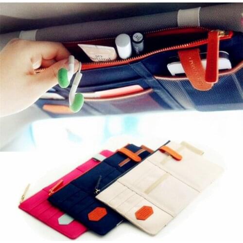 Car Sunglass Card Package Holder Pocket Organizer for Mercedes Benz F015 B-Class ML63 M-Class Ener-G-Force R Class ML GL G R
