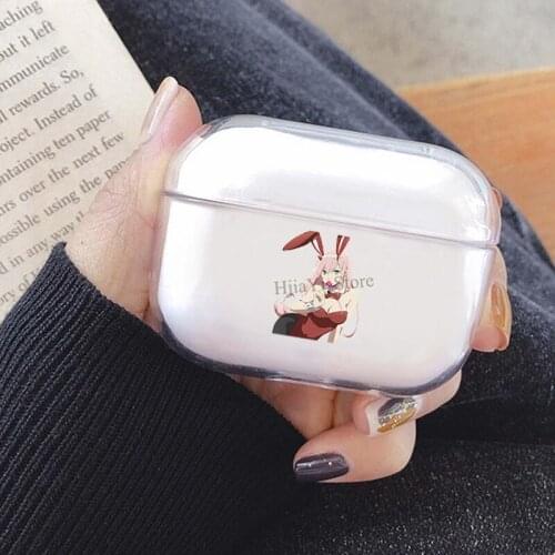 Zero Two Bunny girl Cover For AirPods Pro 3 Air Pods Case Earphone Accessories TPU Protector Airpods3 Case