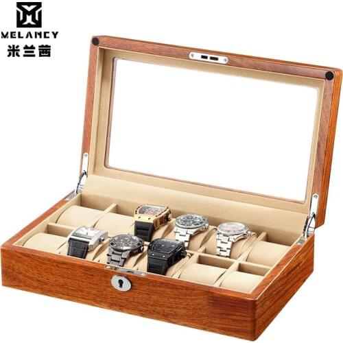 Wooden Watch Box Organizer Storage for Clock Watches Display Case Holder Storage Jewelry Boxes Best Gift