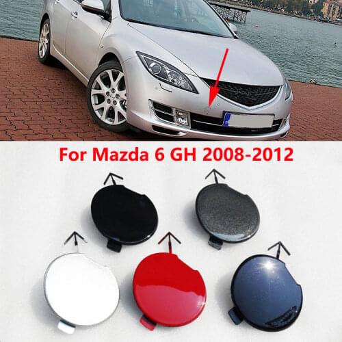 For Mazda 6 GH 2008 2009 2010 2011 2012 Car Front Bumper Tow Hook Cover Hauling Hook Eye Lid Trailer Cap
