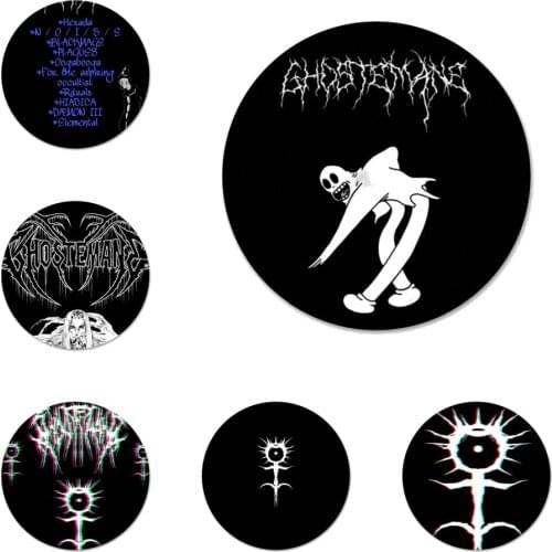 Ghostemane Mercury Badge Brooch Pin Accessories For Clothes Backpack Decoration gift