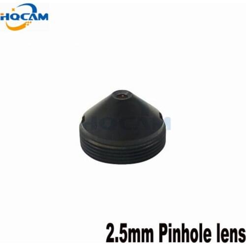 HQCAM High Quality Metal Pointed cone 2.5mm lens wide angel cctv Security lens cctv CCD/CMOS Camera