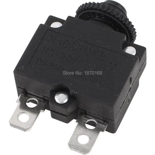 Hs R01 10A AC125 / 250V 5A protection circuit overload protector black