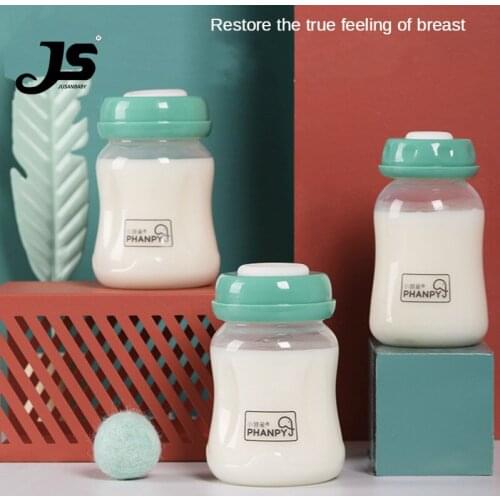 Jusanbaby Baby Bottle Feeding Bottle Multifunctional Silicone Drinking Milk and Water Baby Feeding Wide150ml and Standard 180ml